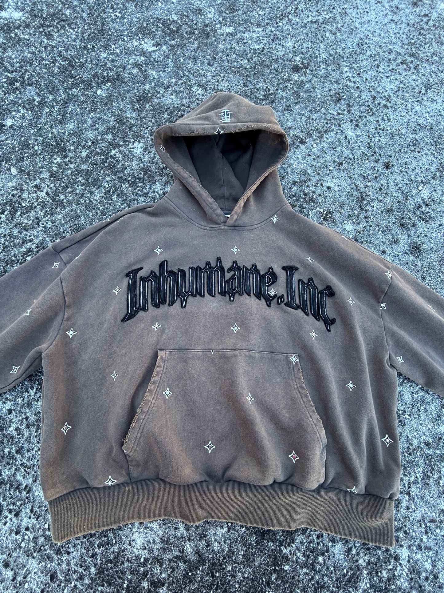 Studded Hoodie (Rust)
